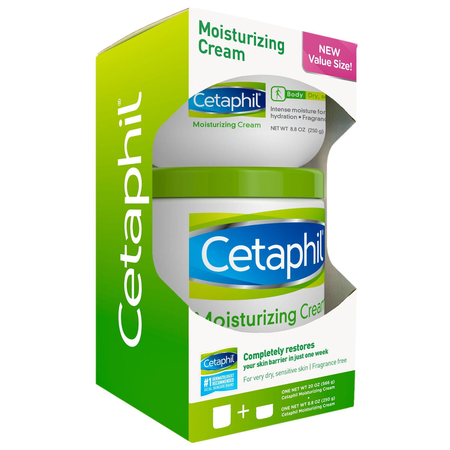 Cetaphil Moisturizing Cream for Very Dry, Sensitive Skin, Fragrance