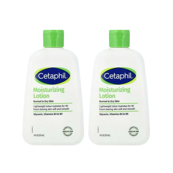 Cetaphil Moisturizing Lotion 8oz Dry To Normal Skin (Pack of 2)