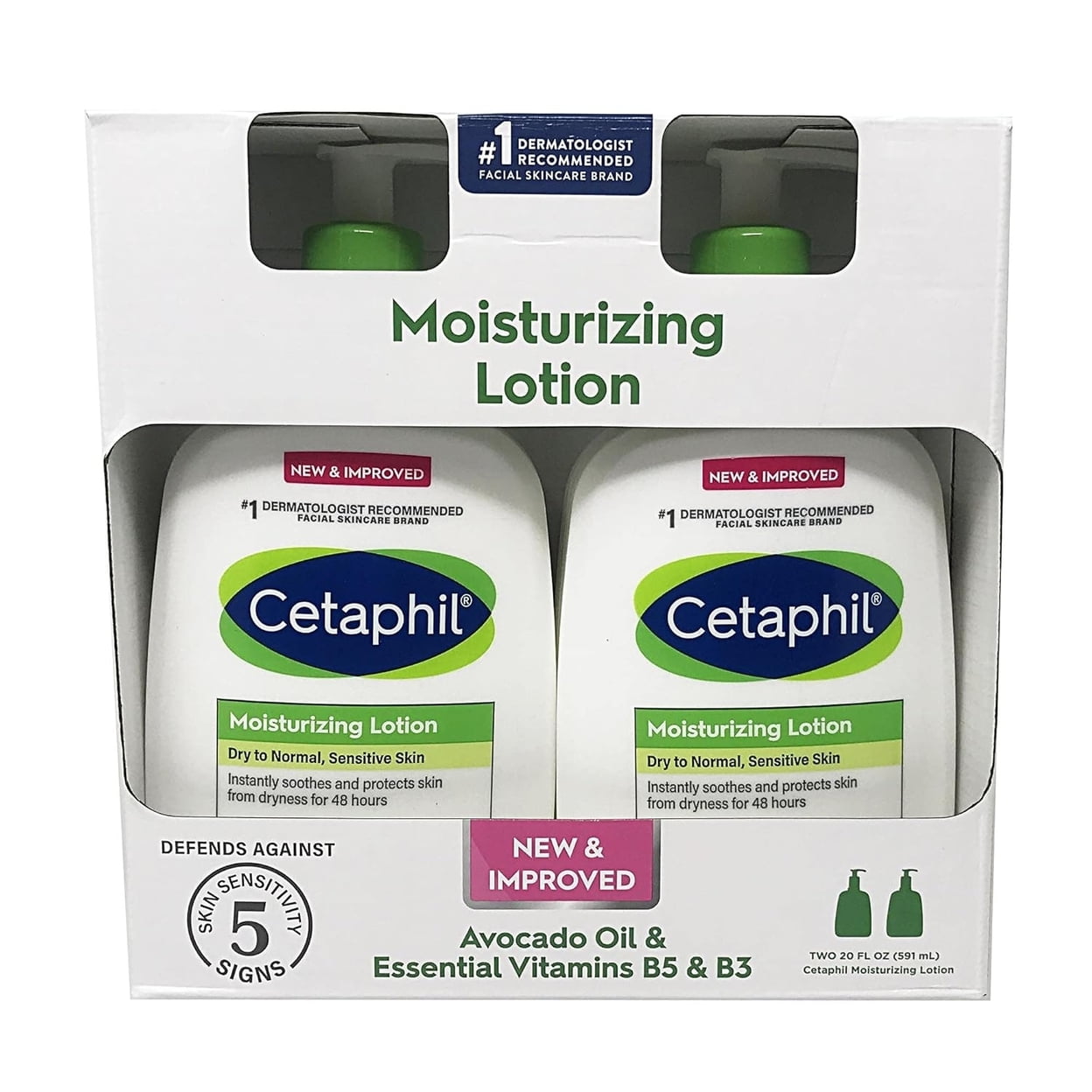 FIERTE Moisturizing Lotion 3本セット 200ml Cetaphil Moisturizing Lotion, Dry to Normal Sensitive Skin