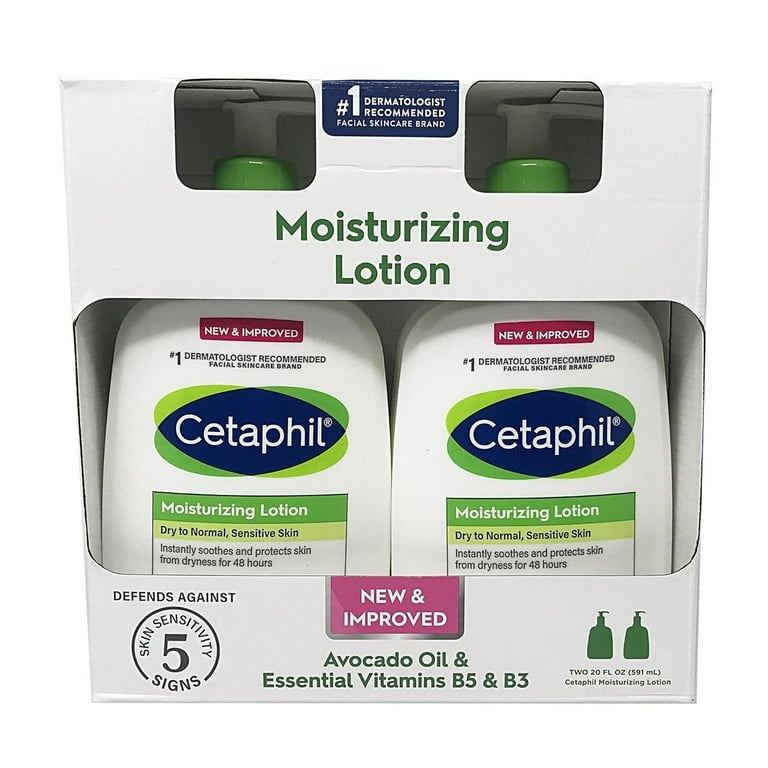 Cetaphil Moisturizing Lotion, Dry to Normal Sensitive Skin, 20 fl