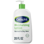 Cetaphil Moisturizing Lotion for Normal to Dry Skin, Hydrating Fragrance Free, 20 fl oz