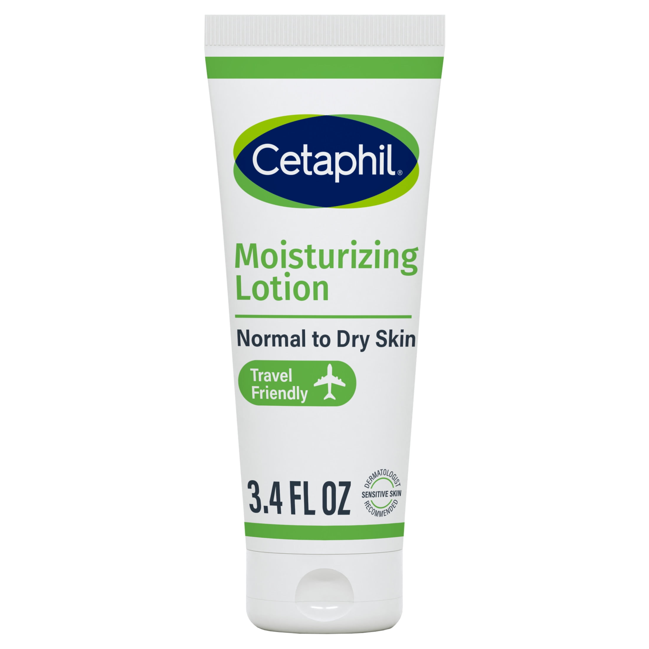 Cetaphil Moisturizing Lotion for Normal to Dry Skin, Hydrating Fragrance Free, 3.4 fl oz