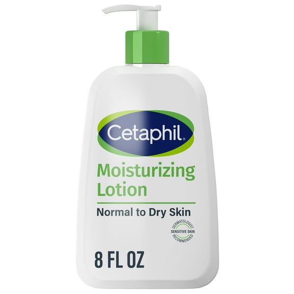 Cetaphil Moisturizing Lotion for Normal to Dry Skin, Hydrating Fragrance Free, 8 fl oz
