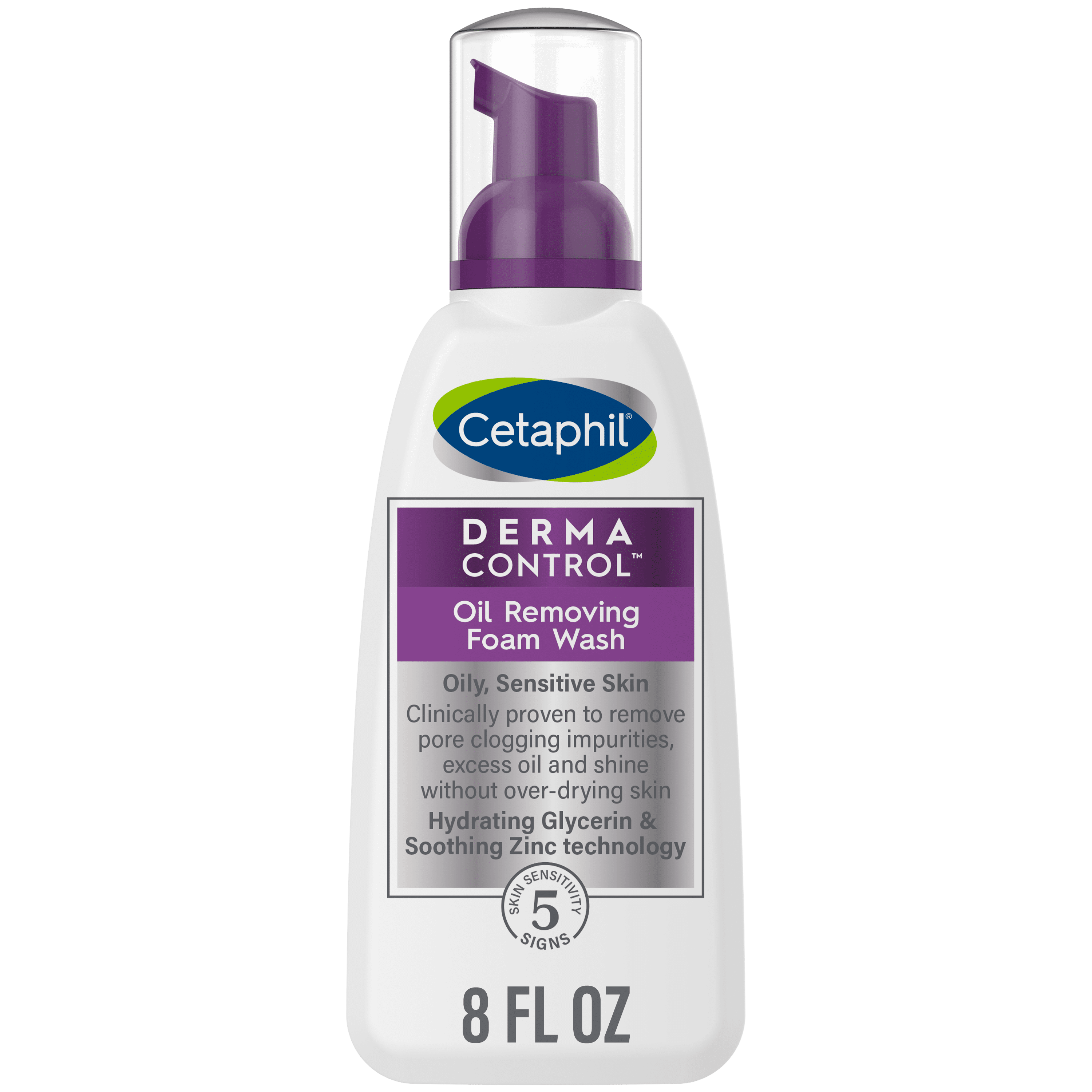 Cetaphil Pro Dermacontrol Oil Removing Foam Wash Face Wash For Oily Skin 8 Oz Walmart