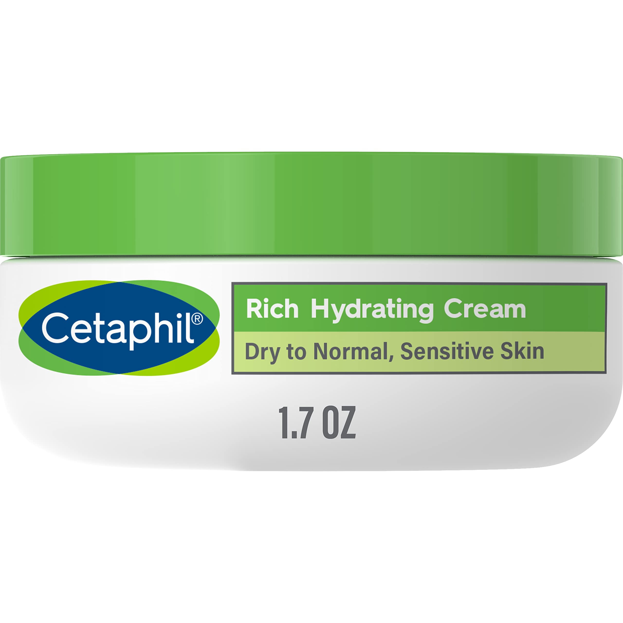 Cetaphil Rich Hydrating Night Cream For Face, With Hyaluronic Acid, 1.7