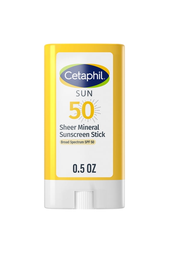Sheer Mineral Face Sunscreen Stick, SPF 50, Travel Size, 0.5 oz