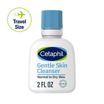 Cetaphil Travel Size Face Wash Hydrating Gentle Skin Cleanser for Dry to Normal Sensitive Skin, 2 oz