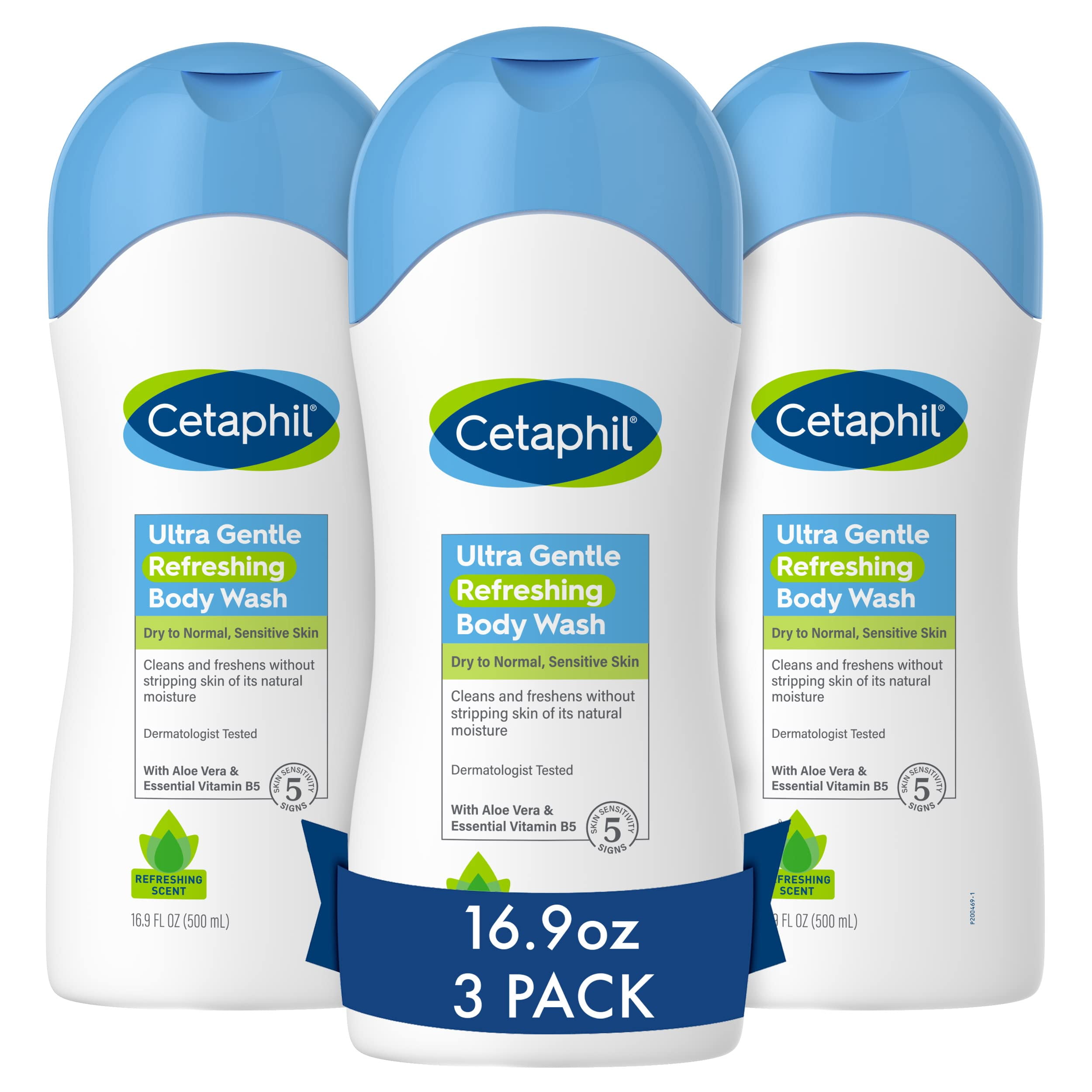 Cetaphil Ultra Gentle Refreshing STF9 Body Wash, Refreshing Scent For