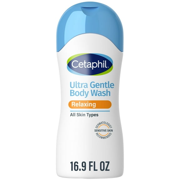 Cetaphil Ultra Gentle Relaxing Body Wash, For All Skin Types, Marigold Extract, 16.9 oz