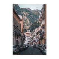 Cetara Street Scene 02 - Cetara Campania Italy Photography Unframed Wall Art Print 5 x 7 inches