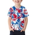 thumbnail image 1 of Cethrio 4th of July T-shirts for Boy, Pullover Fashion Summer Short Sleeve Graphic Tees Multicolor Size 14-16, 1 of 4