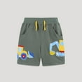 thumbnail image 1 of Cethrio Athletic Shorts for Girls, Gifts Casual Graphic Drawstring Summer Shorts Gray Size 7 T, 1 of 6