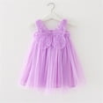 thumbnail image 1 of Cethrio Kids Girls Dresses- Casual Sleeveless Fashion Cute Mesh Girls Summer Dresses Purple Size 4T, 1 of 5