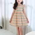 thumbnail image 1 of Cethrio Baby Girls Dresses- Cotton Casual Cute Fashion Sleeveless Girls Summer Dresses Yellow Size 4T, 1 of 10