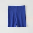 thumbnail image 1 of Cethrio Bike Shorts for Girls, Dancewear Summer Athletic Cotton Short Leggings Blue Size 5-6 T, 1 of 7