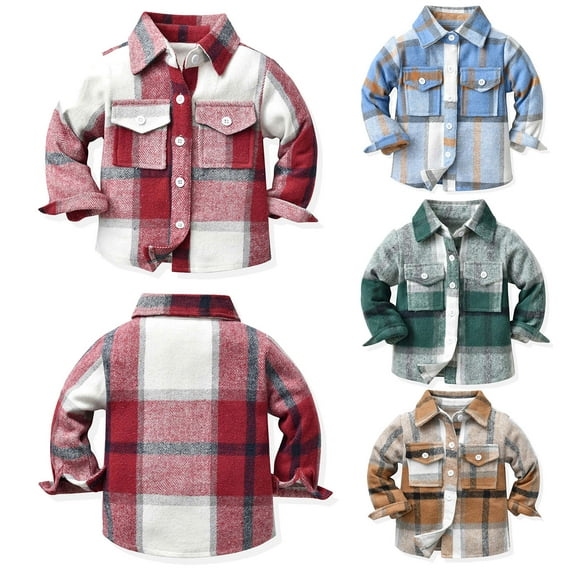 Cethrio Blouses and Tops for Toddler Girls Solid 2025 Christmas Gifts Long Sleeve Cotton Kids Red Fall and Winter Clothes Size 9-10 Years