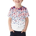 thumbnail image 1 of Cethrio Boys 4th of July T-shirts, Casual Summer Short Sleeve Gifts Graphic Tees Multicolor Size 10-12, 1 of 4