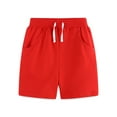 thumbnail image 1 of Cethrio Boys Active Shorts- Casual Fathion Elastic Waist Printed Lightweight Boys Summer Shorts Red Size 2 T, 1 of 4