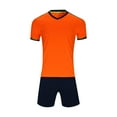 thumbnail image 1 of Cethrio Boys Activewear Outfit Sets, 2 Piece Quick-dry Summer Athletic Boys' Shorts Sets Orange Size 5T, 1 of 3
