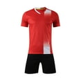thumbnail image 1 of Cethrio Boys Activewear Outfit Sets, Quick-dry Summer Casual 2 Piece Boys' Shorts Sets Red Size 6, 1 of 3