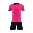 thumbnail image 1 of Cethrio Boys Activewear Outfit Sets, Sports Summer Quick-dry 2 Piece Boys' Shorts Sets Hot Pink Size 5T, 1 of 3