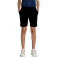thumbnail image 1 of Cethrio Boys Athletic Shorts, Casual Summer Elastic Waist Above the Knee Activewear Shorts Black Size 8, 1 of 4