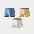 thumbnail image 1 of Cethrio Boys Boxer Briefs, 3 Pack Breathable Soft Summer Boys' Underwear White Size 12, 1 of 3