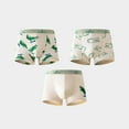 thumbnail image 1 of Cethrio Boys Boxer Briefs, Breathable Summer 2025 3 Pack Boys' Underwear White Size 12, 1 of 3