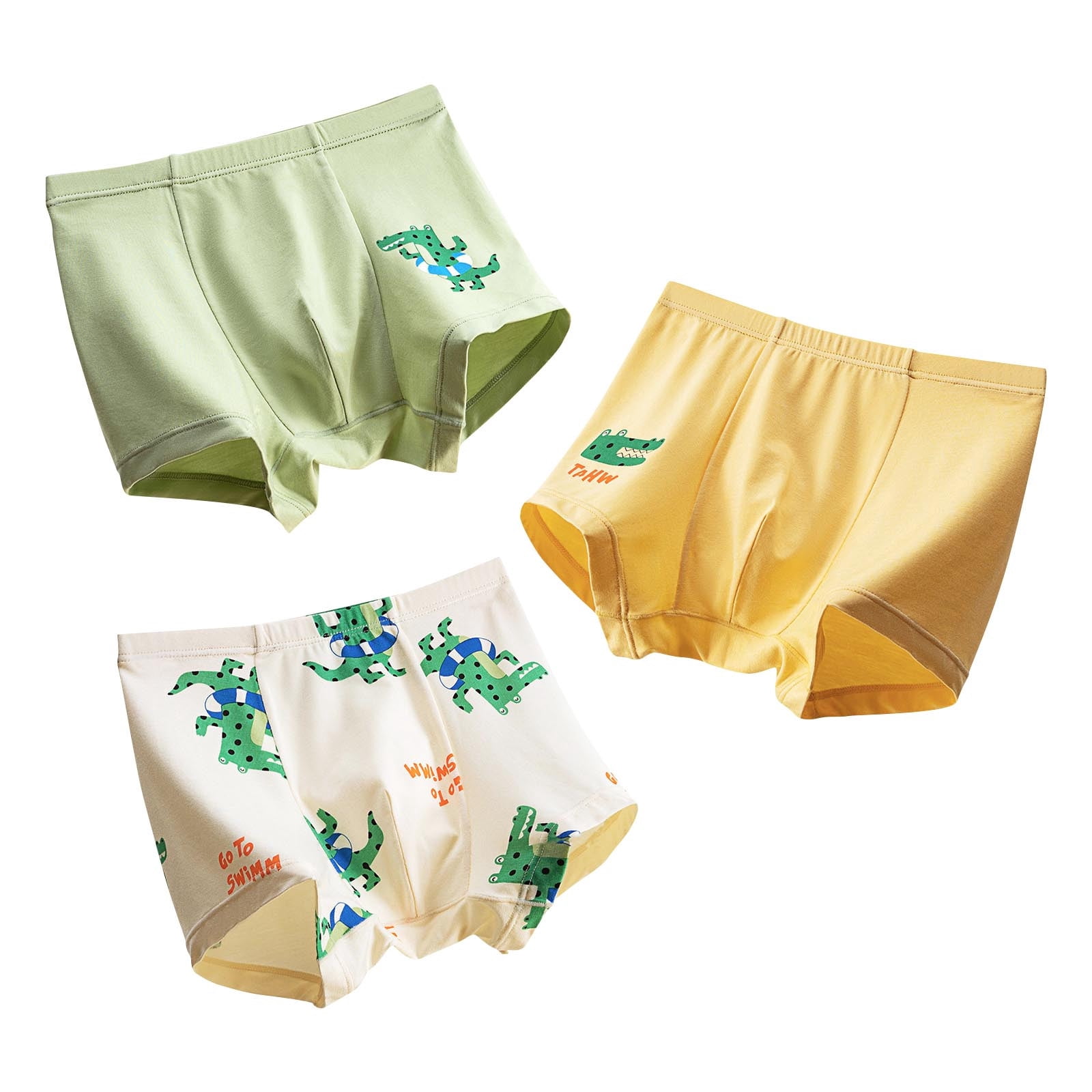 Cethrio Boys Boxer Briefs, Cotton Printed Breathable 3 Pack Boys ...