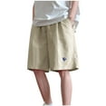 thumbnail image 1 of Cethrio Boys Cargo Shorts, Sports Summer Loose Fit Lightweight Athletic Shorts Beige Size 8-9T, 1 of 4