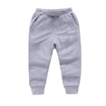 thumbnail image 1 of Cethrio Boys Cotton Sweatpants, Spring Fall Athletic Casual Elastic Waist Jogger Pants Gray Size 10-12, 1 of 2