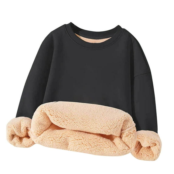 Cethrio Boys Cotton Sweatshirts, Pullover Fleece Casual Long Sleeve Fall Winter Tops Dark Gray Size 14-16