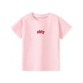 thumbnail image 1 of Cethrio Boys Cotton T-shirts, Holiday Short Sleeve Crewneck Graphic Tees Summer Tops Pink Size 9-10T, 1 of 3