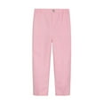 thumbnail image 1 of Cethrio Boys Formal Suit Pants- Cotton Fashion Striped Button-Up Jogger Pants Pink Size 10-11 T, 1 of 2