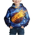 thumbnail image 1 of Cethrio Boys Graphic Hoodies, Pullover Long Sleeve Casual Fashion Sweatshirts for Boys Blue Size 10-12, 1 of 1