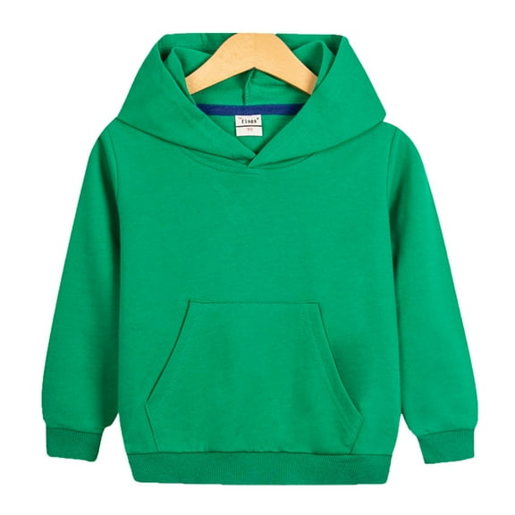 Cethrio Boys Hoodies, Casual Long Sleeve Pullover Fall Tops Boys Sweatshirts Green Size 10-12