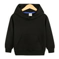 thumbnail image 1 of Cethrio Boys Hoodies, Pullover Long Sleeve Casual Fall Tops Boys Sweatshirts Black Size 8, 1 of 5