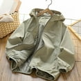 thumbnail image 1 of Cethrio Boys Jackets with Hooded, Casual Lightweight Waterproof Zipper Kids Outerwear Khaki Size 10-12, 1 of 6