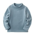 thumbnail image 1 of Cethrio Boys Long Sleeve Tops, Pullover Soft Thermal Warm Boys Undershirts Blue Size 10-12, 1 of 4