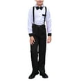 thumbnail image 1 of Cethrio Boys Outfit Sets, School Uniform Cotton Formal Fashion Boys' Clothing Sets Black Size 10-12, 1 of 3