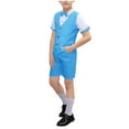 thumbnail image 1 of Cethrio Boys Outfit Sets, Summer Formal School Uniform Cotton Boys' Clothing Sets Sky Blue Size 9-10T, 1 of 3