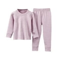 thumbnail image 1 of Cethrio Boys Pajama Sets Long Sleeve, Comfy Crewneck Soft 2 Piece Boys Sleepwear Purple Size 6, 1 of 5