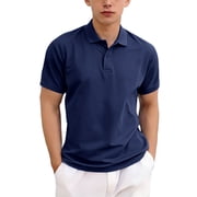 navy blue dress shirt walmart Mens Navy Blue Dress Shirts for Business & Casual