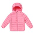 thumbnail image 1 of Cethrio Boys Puffer Jackets, Warm Zip up Long Sleeve Lightweight Winter Coats Outerwear Pink Size 8, 1 of 2