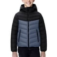 thumbnail image 1 of Cethrio Boys Puffer Jackets with Hood, Warm Lightweight Casual Zip up Winter Coats Outerwear Gray Size 16, 1 of 7