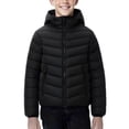 thumbnail image 1 of Cethrio Boys Puffer Jackets with Hood, Warm Lightweight Zip up Casual Winter Coats Outerwear Black Size 8, 1 of 7