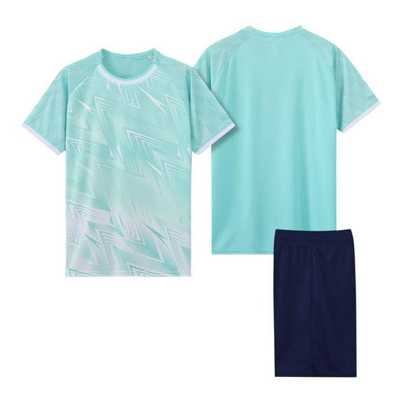 Cethrio Boys' Shorts Sets, Running Basketball 2 Piece Athletic Outfit Sets Activewear Blue Size 11-12 T