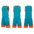 thumbnail image 1 of Cethrio Boys' Shorts Sets, Sleeveless Sports Summer Athletic Outfit Sets Activewear Sky Blue Size 13-14 T, 1 of 7