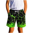 thumbnail image 1 of Cethrio Boys Shorts with Pockets, Casual Athletic Drawstring Summer Shorts Green Size 7-8 T, 1 of 6