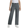 thumbnail image 1 of Cethrio Boys Straight Leg Pants, Casual Buttons Mid Waist School Uniform Pants Gray Size 7-8, 1 of 5